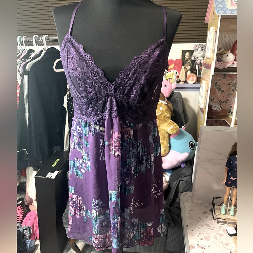 Sexy purple lingerie